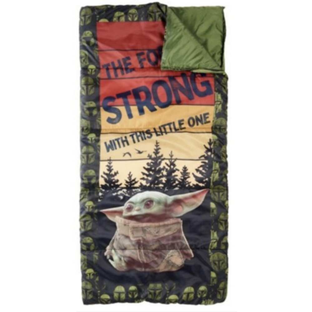 NEW Mandalorian Grogu Kids Sleeping Bag Blanket 45 Degree Star Wars Baby Yoda